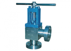 高壓角式截止閥的結構特點及連接尺寸 高壓角式截止閥的結構特點及連接尺寸